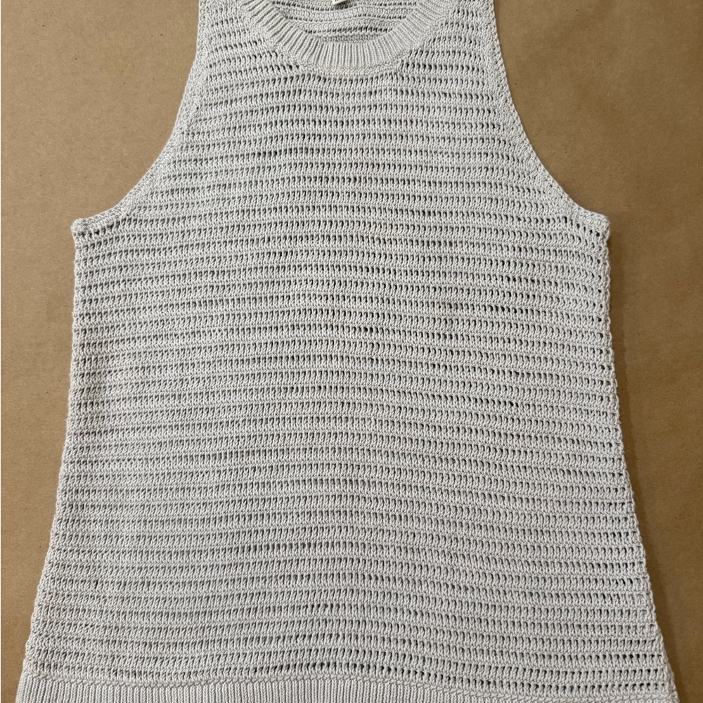 Madewell Gray Knit Tank Top